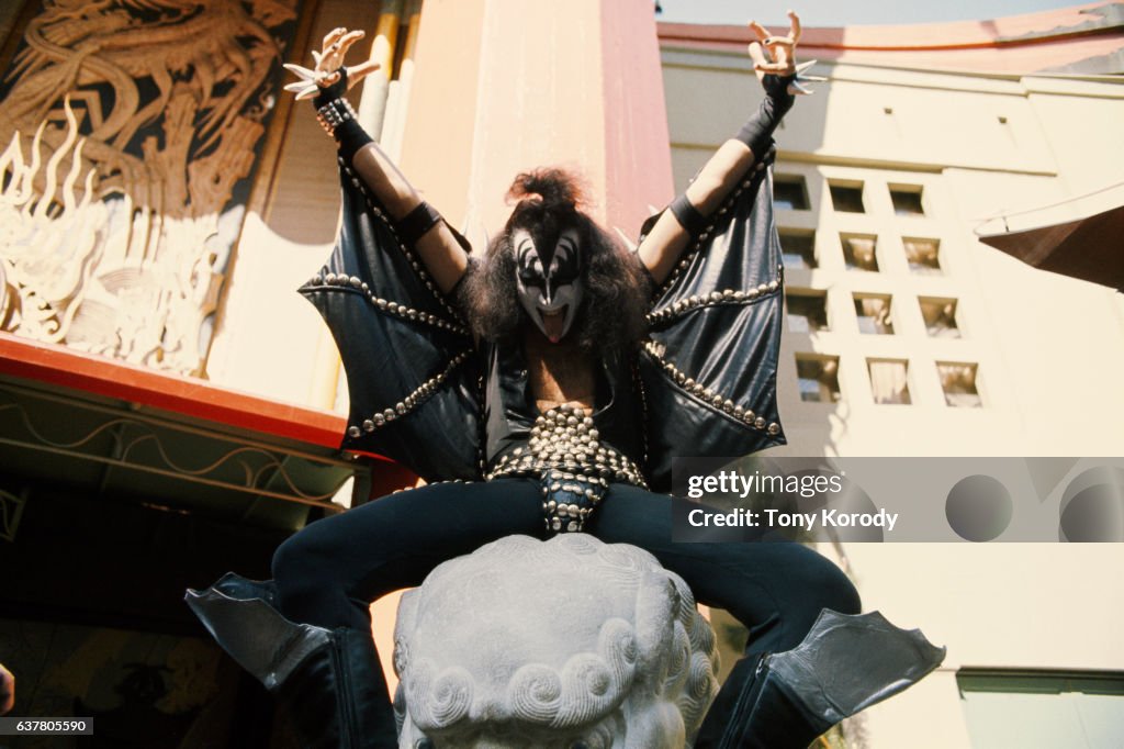 Gene Simmons of Rock Group KISS