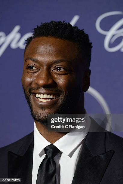 Aldis Hodge arrives at the 28th Annual Palm Springs International Film Festival Film Awards Gala at Palm Springs Convention Center on January 2, 2017...