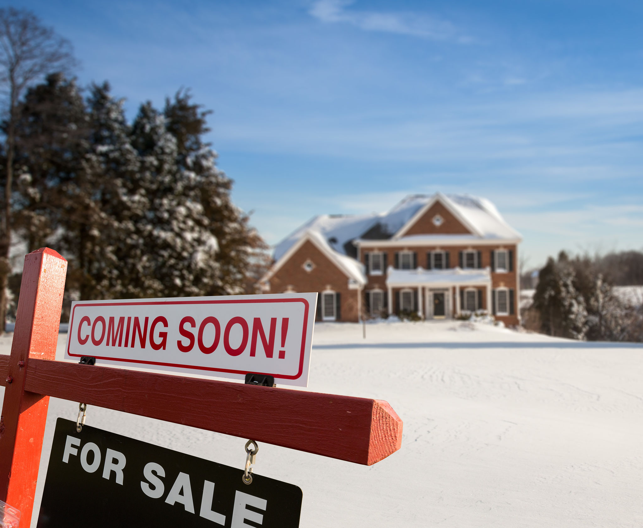 snowy property