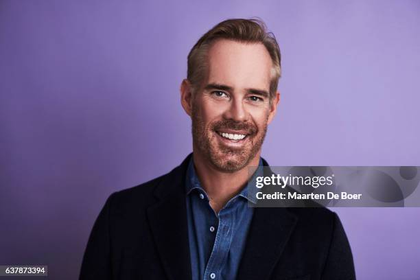 Joe Buck of DirecTV's 'Fear with Tim Ferriss' and 'Undeniable with Joe Buck' poses in the Getty Images Portrait Studio at the 2017 Winter Television...