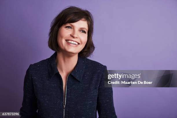 Sara St. Onge from DirecTV's 'You Me Her' poses in the Getty Images Portrait Studio at the 2017 Winter Television Critics Association press tour at...