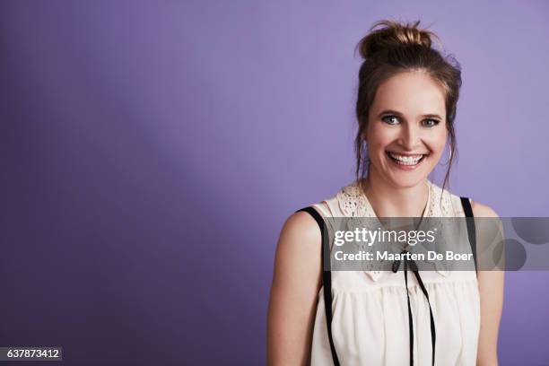 Rachel Blanchard from DirecTV's 'You Me Her' poses in the Getty Images Portrait Studio at the 2017 Winter Television Critics Association press tour...