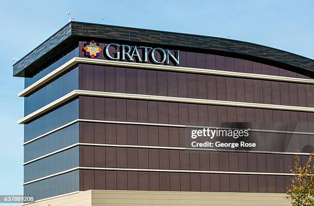 New 200-room luxury hotel has been added to the already 340,000 square foot Graton Casino & Resort as viewed on December 4 in Rohnert Park,...