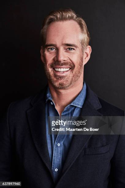 Joe Buck of DirecTV's 'Fear with Tim Ferriss' and 'Undeniable with Joe Buck' poses in the Getty Images Portrait Studio at the 2017 Winter Television...