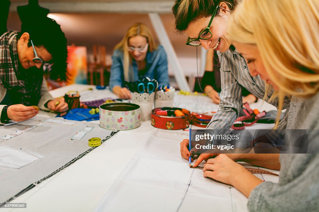 Sewing class.