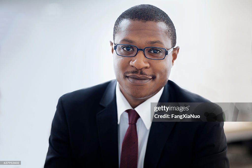 オフィスのビジネスマンの肖像