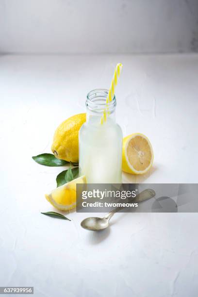 lemon juice. - correction fluid stockfoto's en -beelden