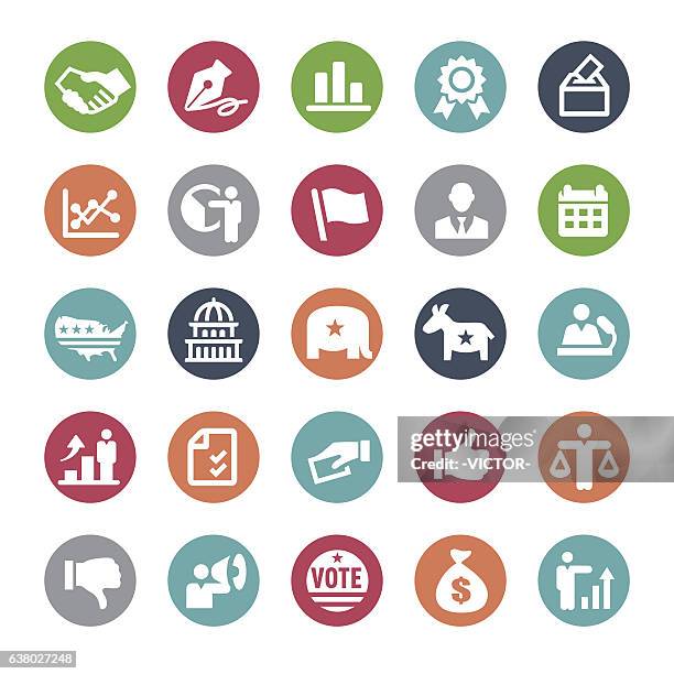 usa icons - bijou serie - wahlzettel stock-grafiken, -clipart, -cartoons und -symbole