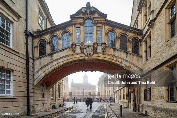 bridge of sighs - oxford england stock pictures, royalty-free photos & images