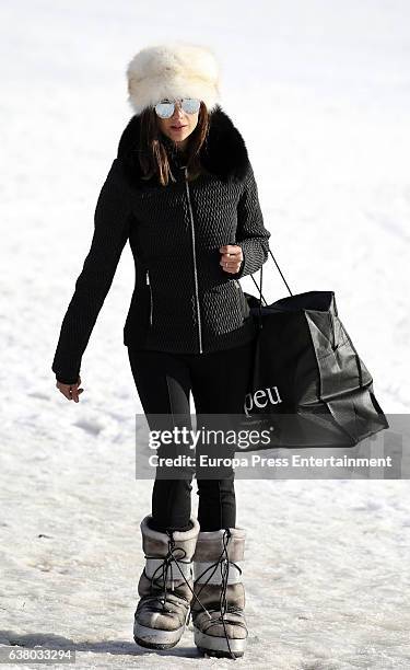 Macarena Gomez attends Moet Winter Lounge In Baqueira ski resort on December 5, 2016 in Baqueira Beret, Spain.