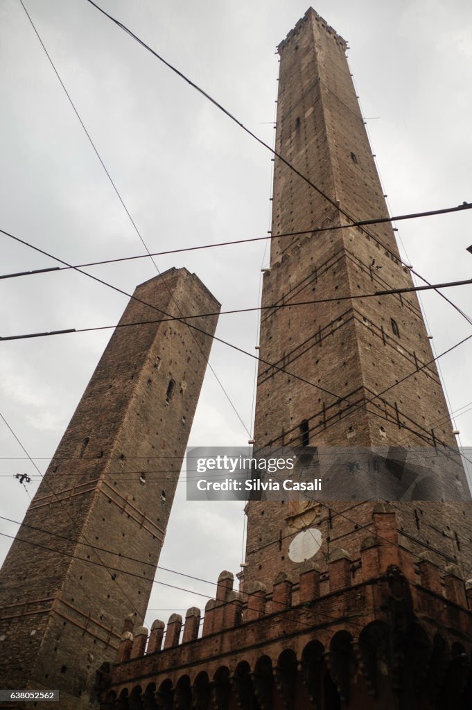 Old Towers in Bologna (Italy)