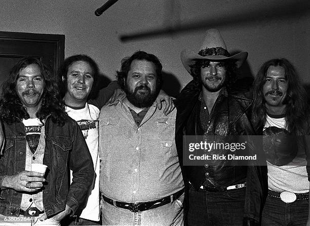 Billy Jones and Hughie Thomasson The Outlaws, Alex Cooley Concert/Southern Promotions Henry Paul and Monte Yoho The Outlaws during Charlie Daniels...