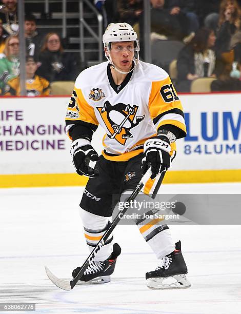 Steve Oleksy of the Pittsburgh Penguins skates against the Tampa Bay Lightning at PPG Paints Arena on January 8, 2017 in Pittsburgh, Pennsylvania.