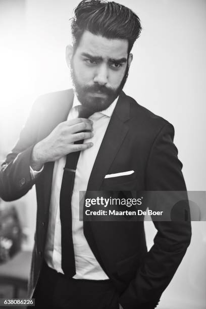Rahul Kohli from CW's 'iZombie' poses in the Getty Images Portrait Studio at the 2017 Winter Television Critics Association press tour at the Langham...