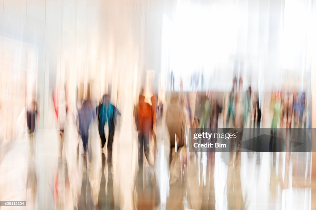 Crowd of Walking People