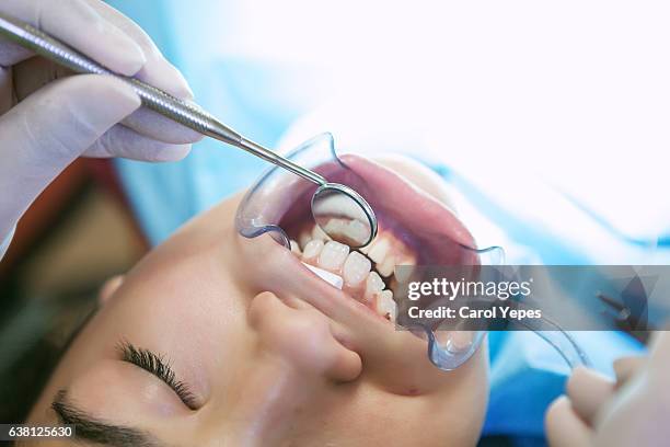 teen at dentist