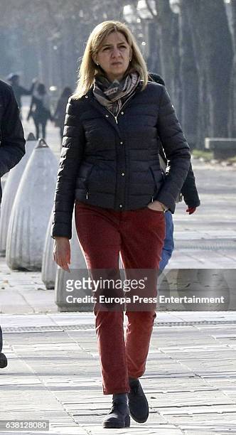 Princess Cristina of Spain is seen on December 27, 2016 in Vitoria-Gasteiz, Spain.