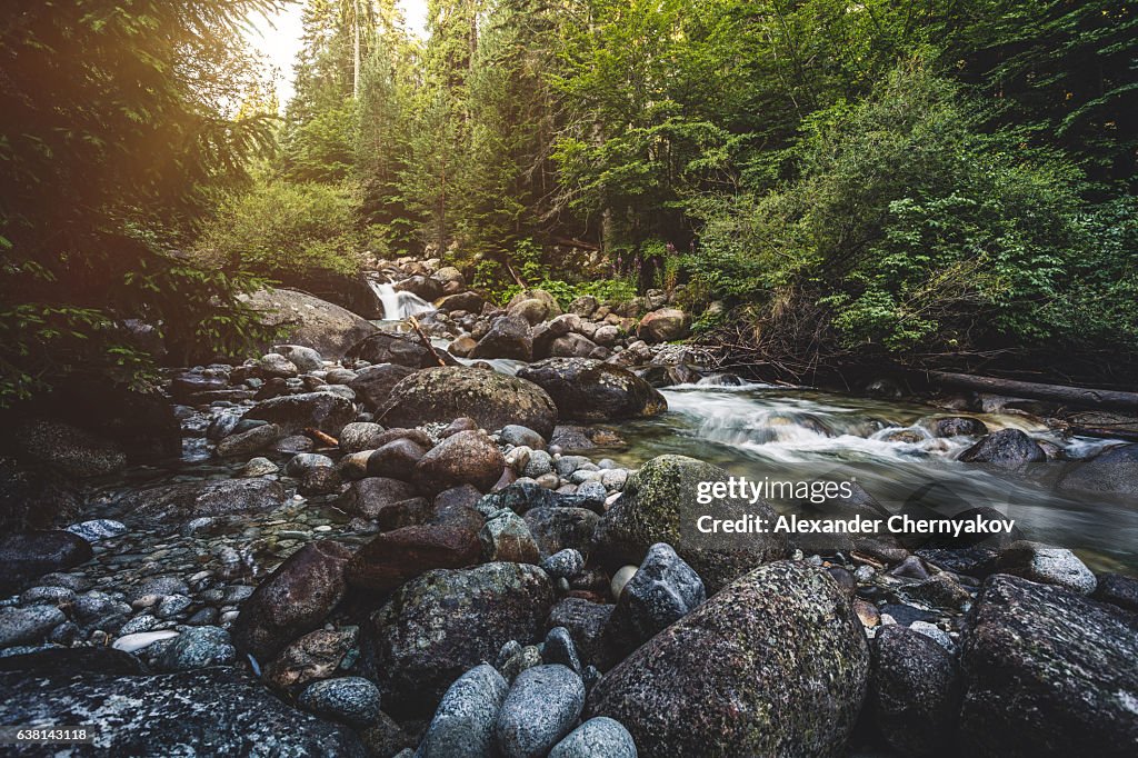 Stunning Stream Beautiful Stream In Mountains High-Res Stock Photo - Getty Images