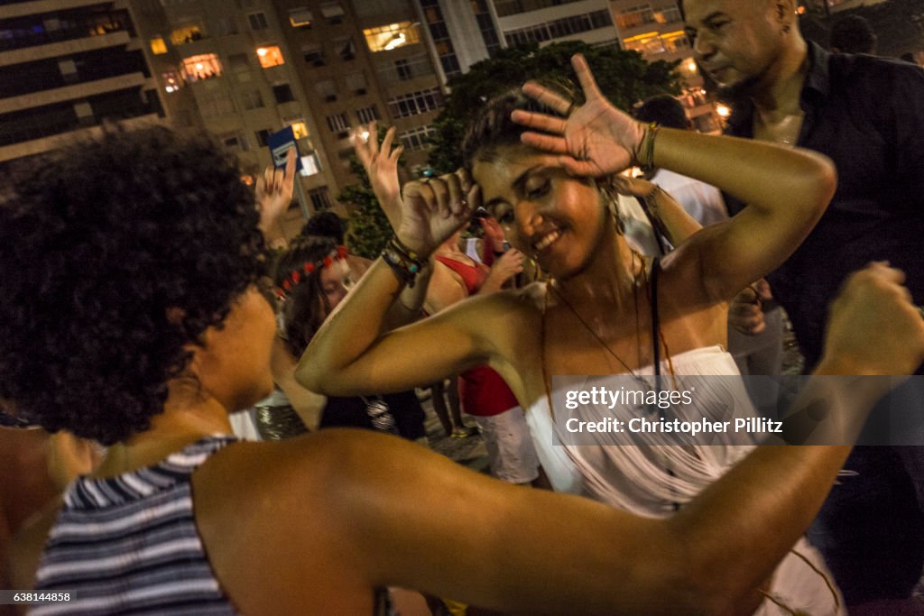 New Year celebrations on Copacabana beach