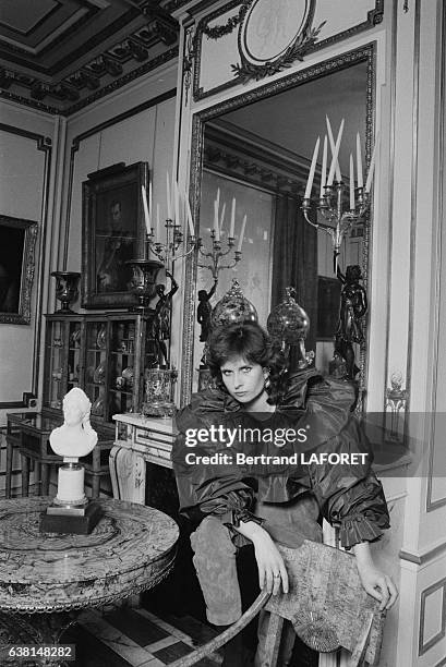 La violoncelliste Olga Rostropovitch à Paris, France, le 23 juin 1982.