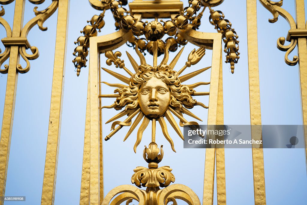 Versailles gold ornaments