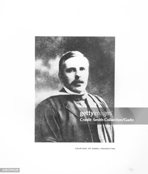 Portrait of Ernest Rutherford, winner of the Nobel Prize in chemistry and known as the father of nuclear physics, 1900. Image courtesy US Department...