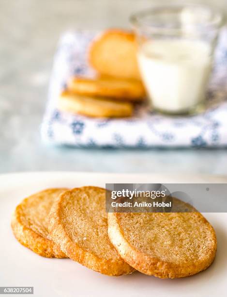 parmesan shortbread cookies - shortbread stock-fotos und bilder