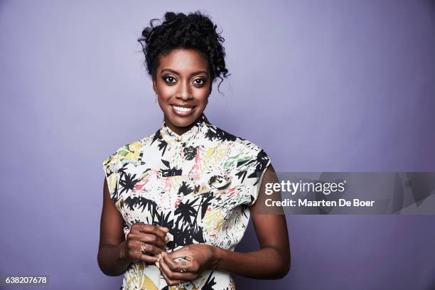 Condola Rashad from Showtime's 'Billions' poses in the Getty Images Portrait Studio at the 2017 Winter Television Critics Association press tour at...