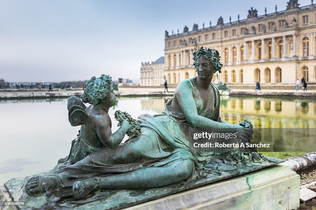 Statue on the Water Parterre Versailles