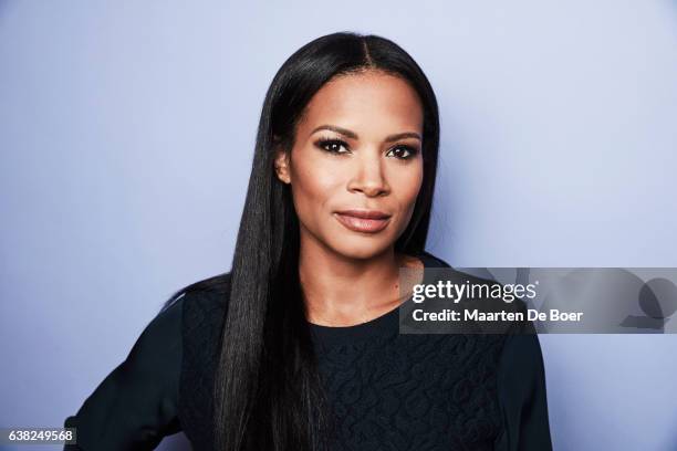 Rose Rollins from ABC's 'The Catch' poses in the Getty Images Portrait Studio at the 2017 Winter Television Critics Association press tour at the...