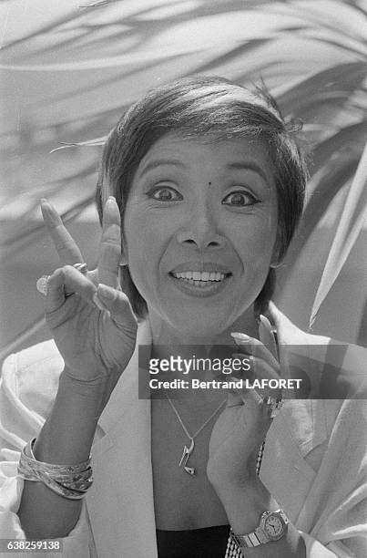 Shohei Imamura lors du Festival de Cannes le 19 mai 1983, à Cannes, France.