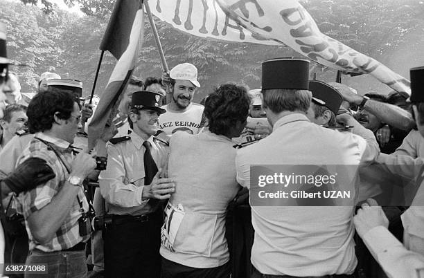 Bernard Hinault remporte le 75ème Tour de France à Paris, France, le 22 juillet 1978.