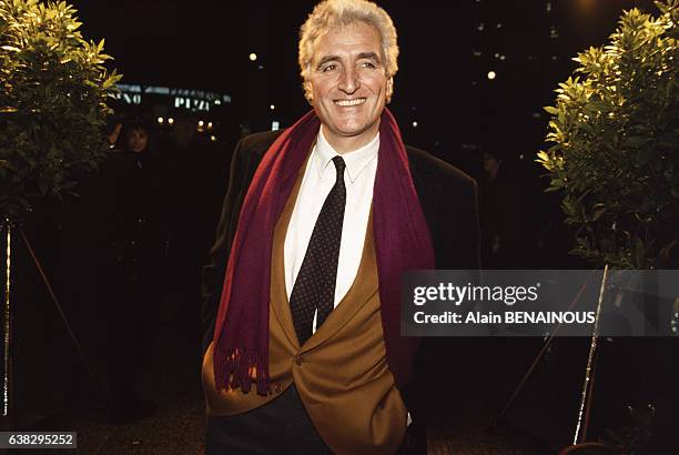 Jean-Loup Dabadie lors d'une soirée le 11 janvier 1994 à Paris, France.