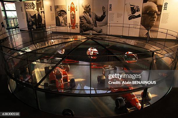 The Ferrari Museum at the Ferrari car making complex in Maranello, Italy, in February 1995.