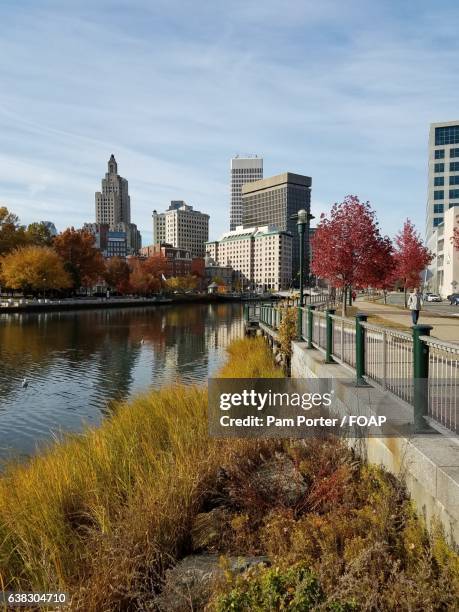 skyline of providence - providence rhode island skyline stock pictures, royalty-free photos & images
