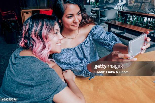 Friends taking a selfie together