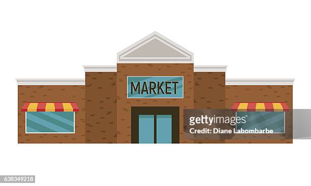122 Brick Storefront High Res Illustrations - Getty Images