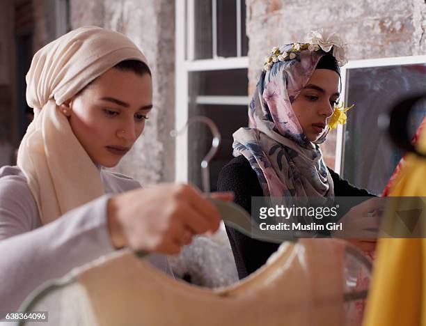 #muslimgirls hanging out - arab shopping stock pictures, royalty-free photos & images