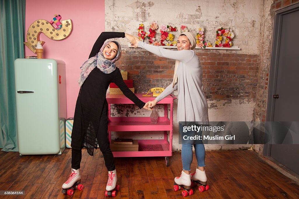 #MuslimGirls Roller Skating