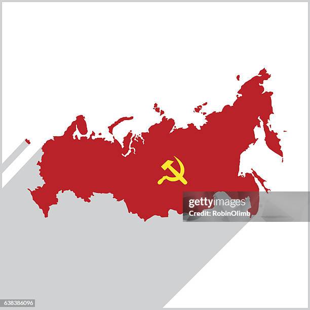ilustrações, clipart, desenhos animados e ícones de ícone do mapa vermelho da rússia - antiga-união-soviética