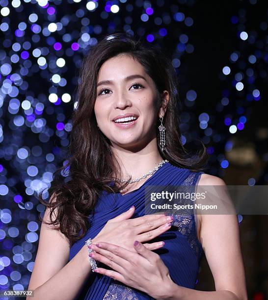 Personality Anne Nakamura attends the Roppongi Hills Christmas Lighting Ceremony on November 4, 2014 in Tokyo, Japan.