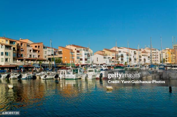 cap d'agde, herault, languedoc-roussillon,france - cap d'agde stock pictures, royalty-free photos & images