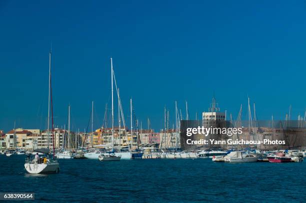 cap d'agde, herault, languedoc-roussillon,france - cap d'agde stock pictures, royalty-free photos & images