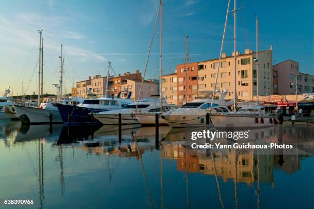 cap d'agde, herault, languedoc-roussillon,france - cap dagde stock pictures, royalty-free photos & images