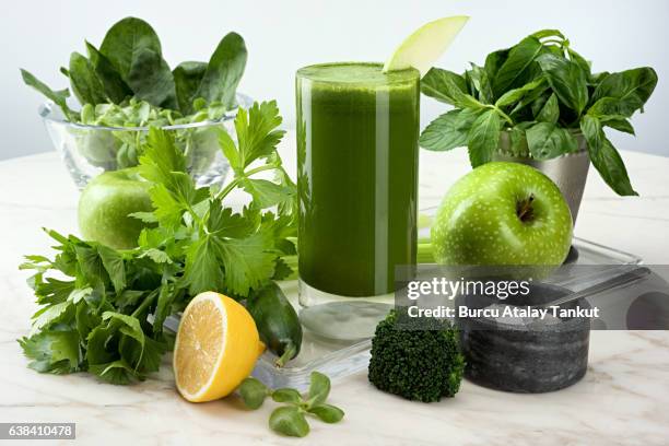 green juice - celery sticks stock pictures, royalty-free photos & images