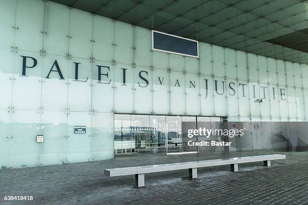 courthouse in amsterdam - law court stock pictures, royalty-free photos & images