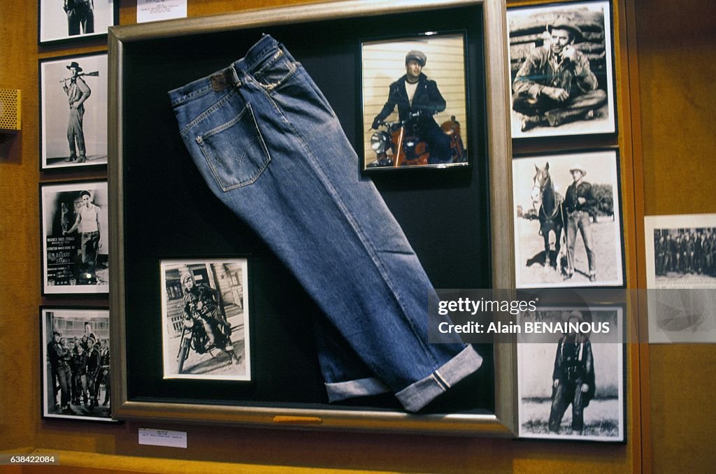 Marlon Brando s Jean At Levi s Vintage Exhibition In Paris