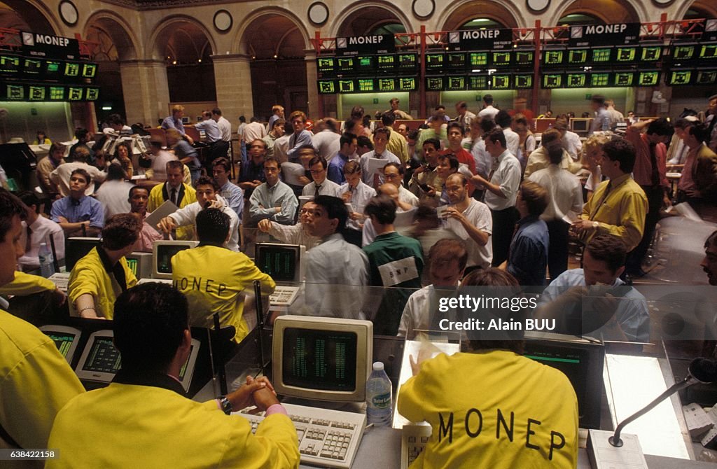 La Bourse de Paris après le oui à Maastricht