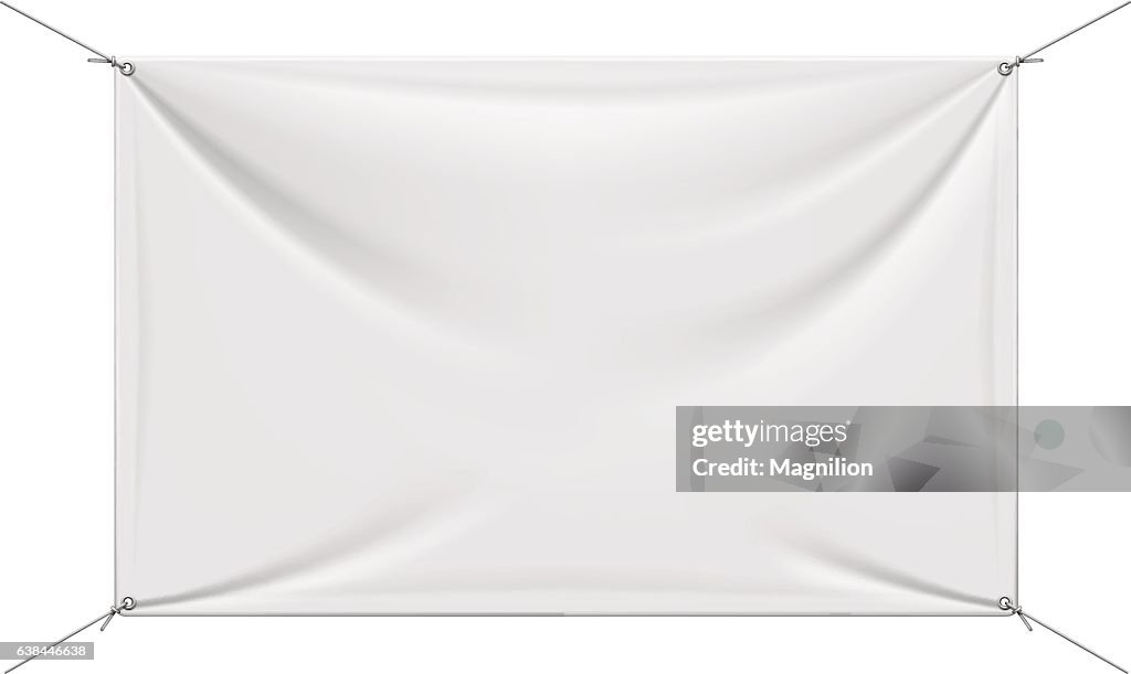 White Vinyl Banner