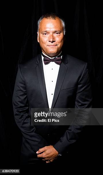 Portrait with Stan Grant whilst at the GQ Man of the year awards 2016 on November 16, 2016 in Sydney, Australia.